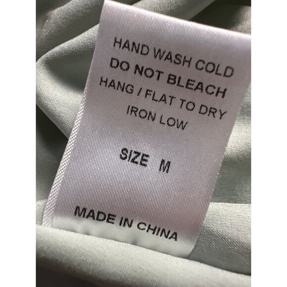 Coastal Resortwear Satin Midi Dress Medium Tie Dye Cut-Out Strappy Back ACOA - Picture 10 of 12